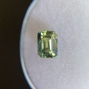 GIA CERTIFIED 1.19ct Parti Colour Thai Sapphire Blue Yellow UNTREATED Emerald