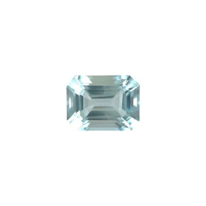 NATURAL Aquamarine 7x5mm Blue Emerald Octagonal Cut Calibrated Loose Gemstone