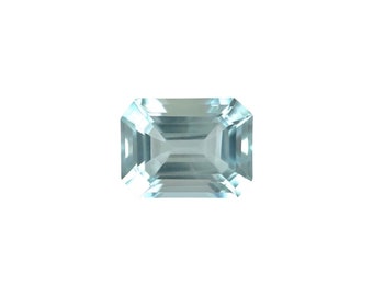 NATURAL Aquamarine 7x5mm Blue Emerald Octagonal Cut Calibrated Loose Gemstone