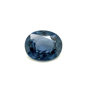 FINE Blue Spinel 1.54ct Oval Cut Rare Gemstone 7.7x6.3mm Loose RARE Gem