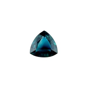 GIA CERTIFIED 1.15ct Blue Sapphire UNTREATED fine natural triangle cut gemstone