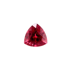 NATURAL Vivid Purple Pink Rhodolite Garnet 1.25ct Trillion Cut Gem 6.4x6.4mm