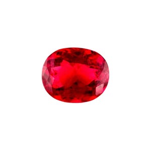 1.53ct NATURAL Purple Red Rubellite Tourmaline Oval Cut Loose Gem 8.3x6.7mm