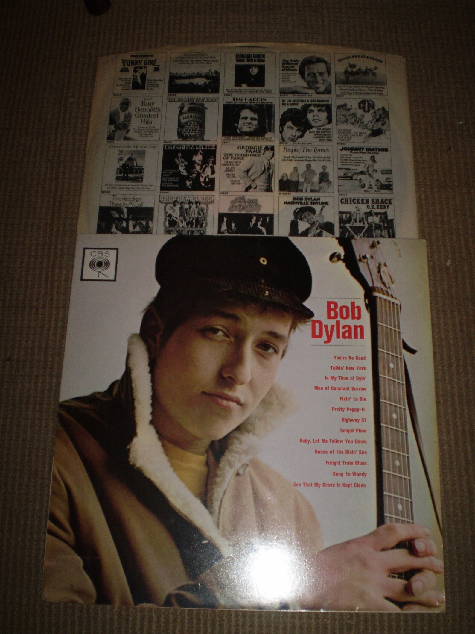 Bob Dylan First Vinyl LP Album 1962 Near Mint Folk Music Etsy Ireland