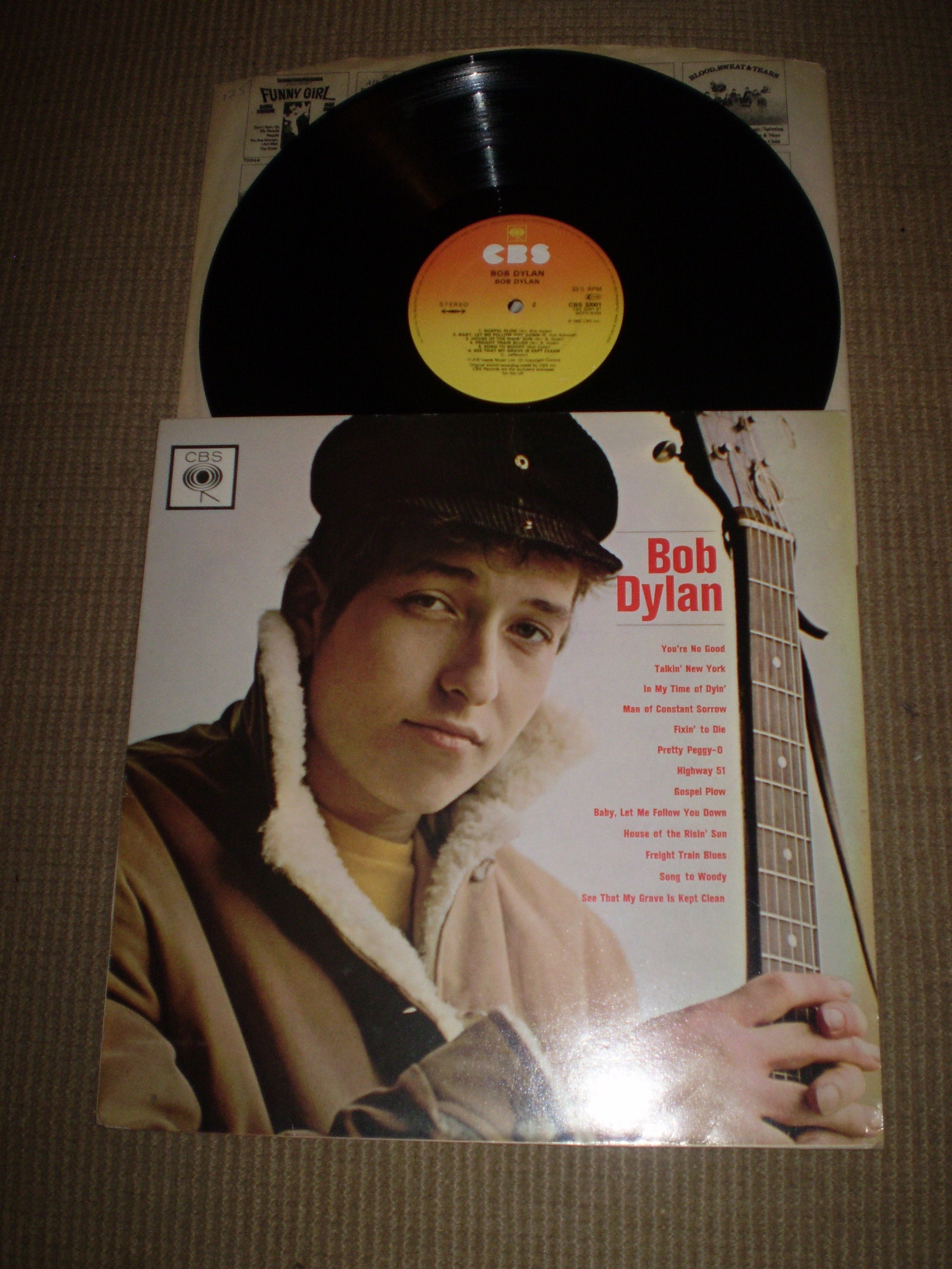 Bob Dylan First Vinyl LP Album 1962 Near Mint Folk Music Etsy Ireland