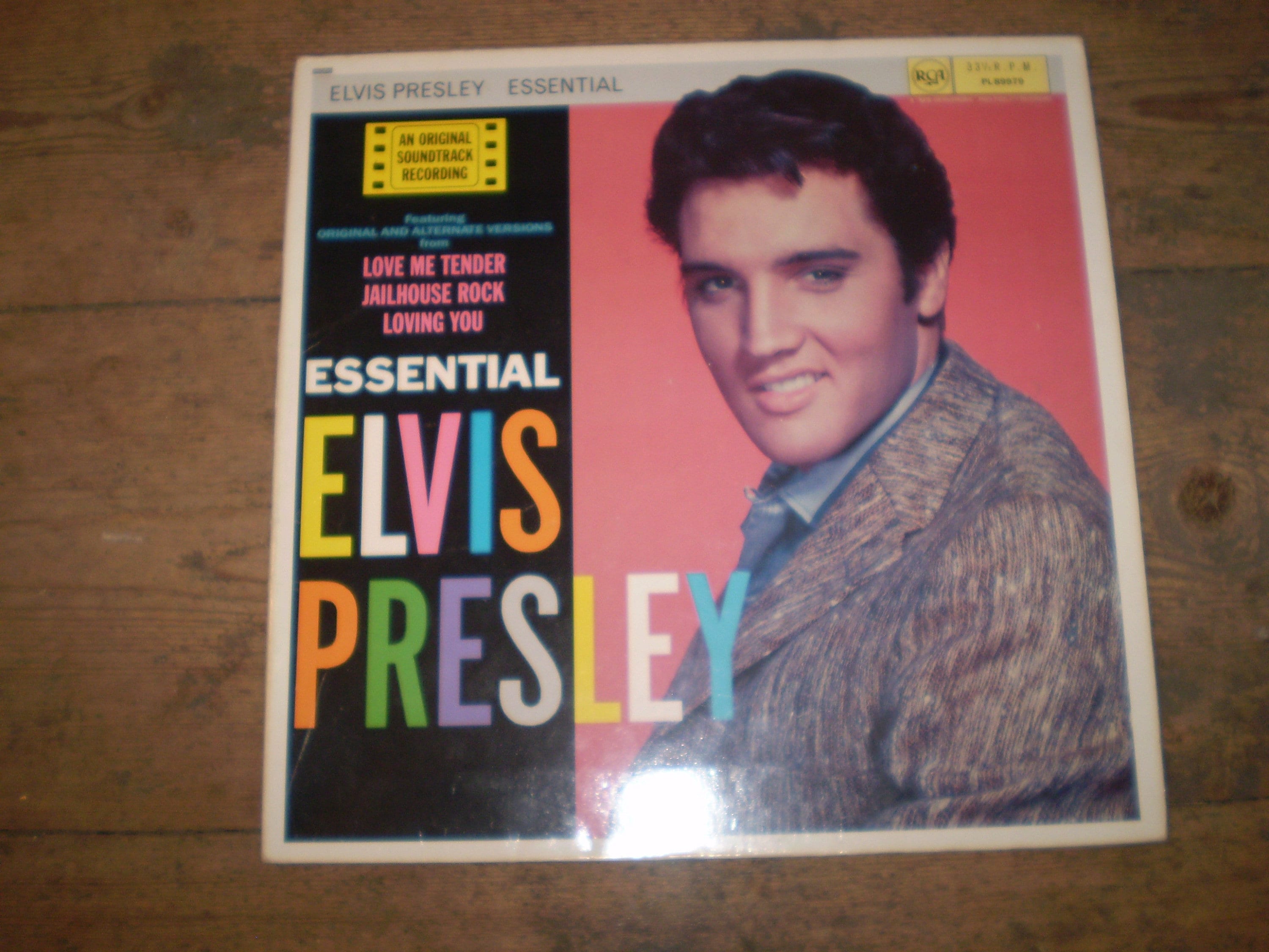 Essential Elvis Vinyl LP Album, Near Mint, PL89979, 1950's Film Soundtracks