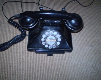 Vintage British 1980's Astral telephone, Model whitehall 1212, Needs internal mouthpiece repair