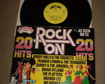 Rock On Vinyl LP Album Compilation, Rock n Roll, 1971 British album, Near Mint Vinyl, Light wear cover