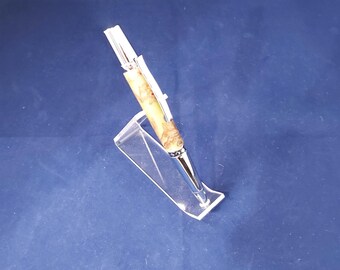 Maple Leaf Pen - Chrome