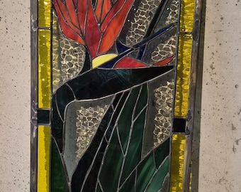 Bird of Paradise Stained Glass