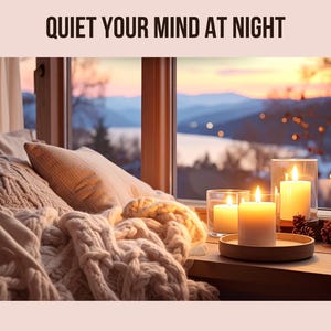 Quiet rasende Gedanken bei Nacht | Sanfte Schlaf-Reset für Angst & Überdenken | Digitaler Download