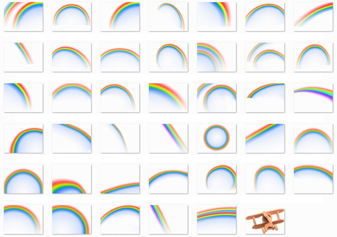 35 Rainbow overlays rainbow photo overlays realistic rainbow image 2
