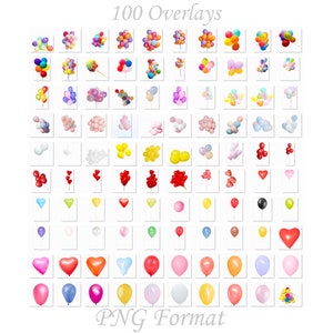 Balloons overlays, birthday, photo overlay, balloon, PNG transparent, Photoshop overlays, photography, overlays, outdoor, overlay, digital image 5