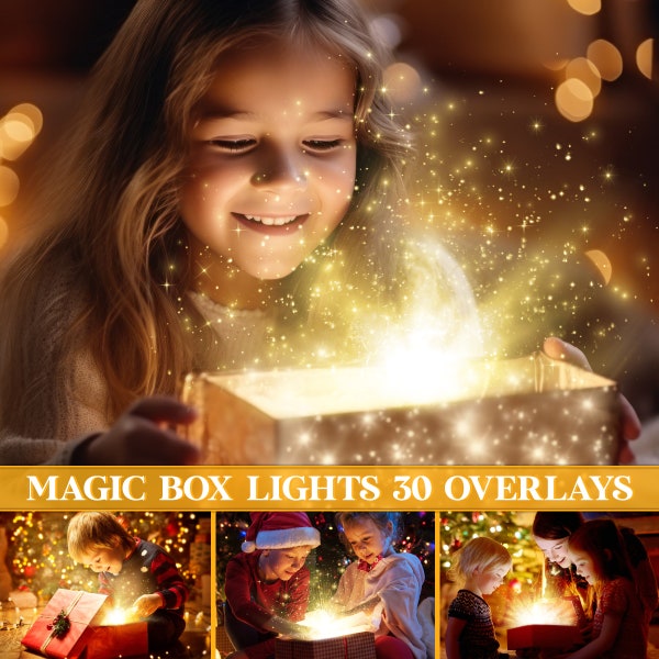 Christmas gift light overlays, magic light overlays, present light overlay, light burst, book lights overlays, shine, gift lights overlays