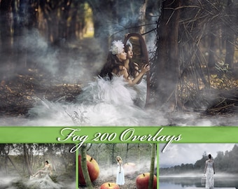 Fog overlay, real mist overlay, Photoshop overlays, smoke, haze, overlay, transparent PNG, clipart, overlays, DIGITAL, DOWNLOAD