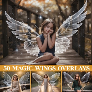 Fairy wings overlays, digital fairy wings, Photoshop overlays, magic wings, transparent wings PNG, sparkly fairy wings, pixie wings overlays