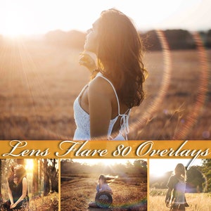 Lens flare overlays, sunlight overlay, photoshop overlays, sun flare, sun, sunshine, rays, beams, overlay, glow, shine, natural light image 1