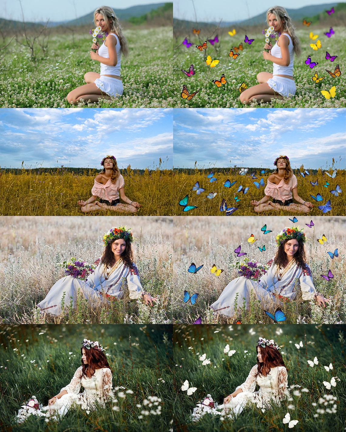 100 Butterfly overlays realistic butterfly overlay flying image 1