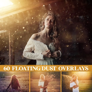 Dust overlay, bokeh dust, falling dust, glitter dust overlays