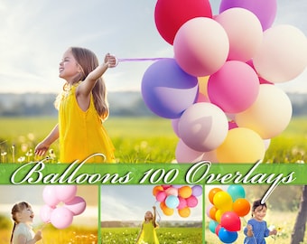 Balloons overlays, birthday, photo overlay, balloon, PNG transparent, Photoshop overlays, photography, overlays, outdoor, overlay, digital