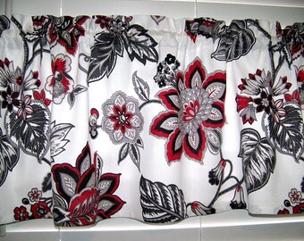 Red Bandana Handkerchief Paisley Rodeo Western Cowboy Valance Etsy