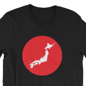 Mapa de Japón t-shirt