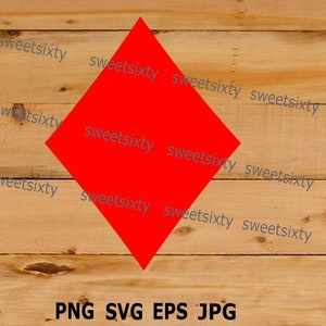 Carta Tuta Diamond File Download - Download istantaneo - Uso commerciale - SVG PNG JPG - Poker Card Games Blackjack - Scheda Suits File Download