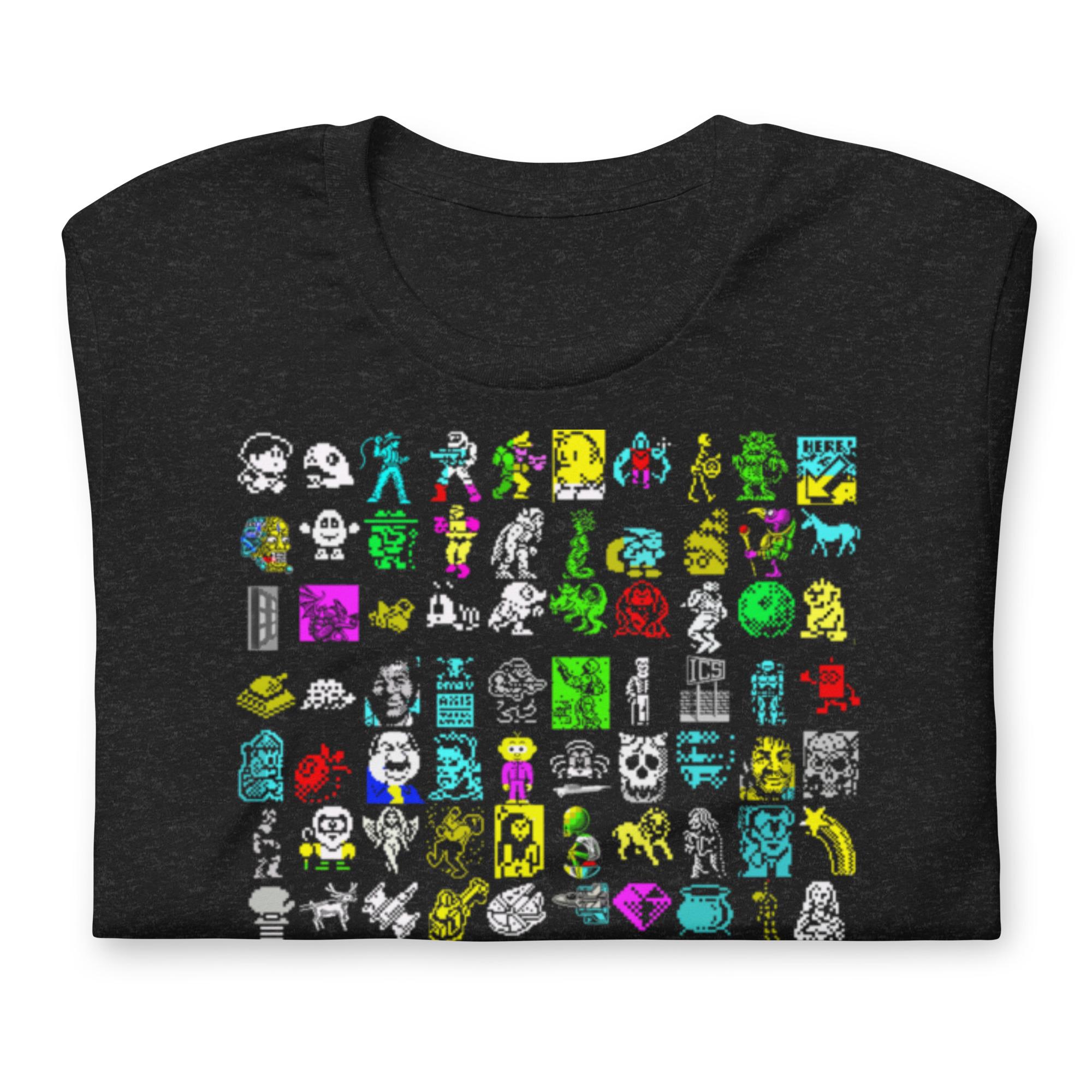 Tシャツ ZX Sinclair Spectrum T-shirt 1989–1990 Classic 8-bit Sprite