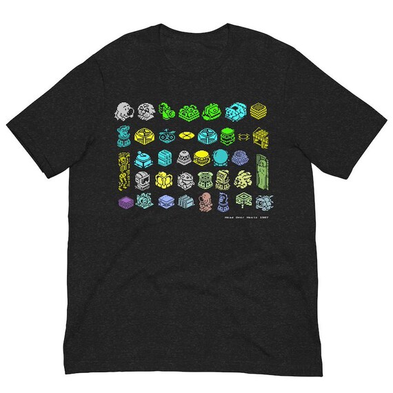 Head Over Heels ZX Spectrum Sprite Collection T-shirt – Classic 8