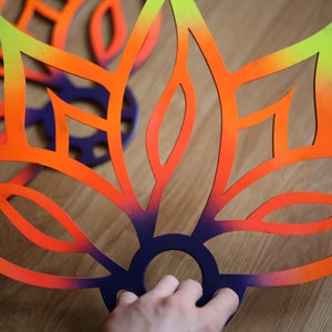 American grip fans Lotus, fluorescent colors