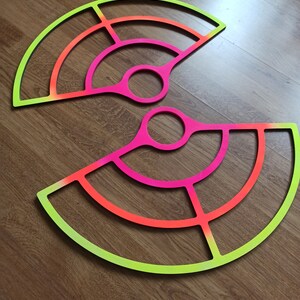 Practice Fan Frame Led Practice Fans for Fire Show Training, Small Size - Etsy