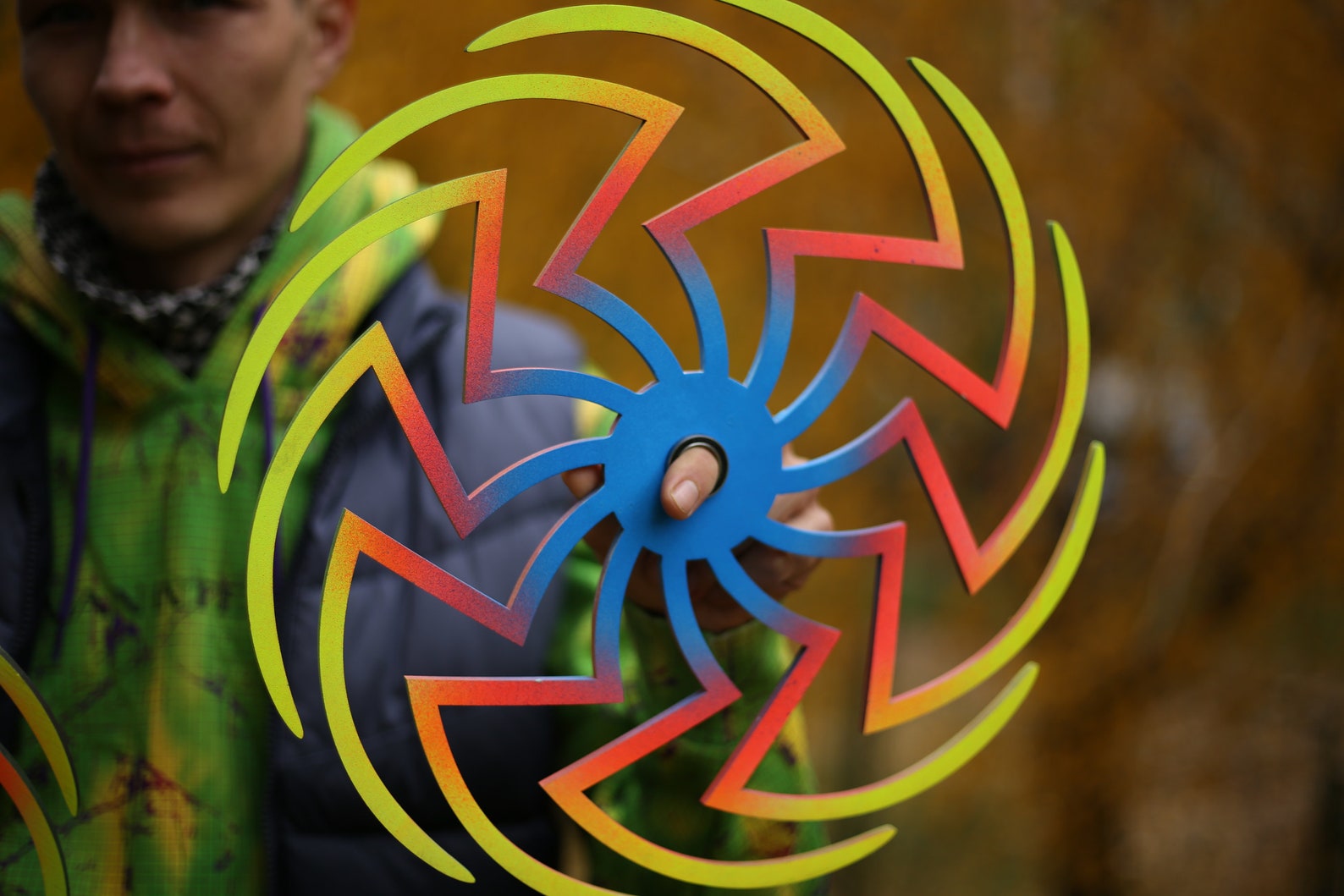Flow Prop Rave Glich Flow Props Like Fans, Buugengs, Poi for Performance - Etsy