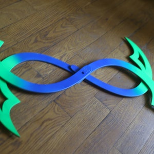 Buugeng (S-staff) Fluorescent colors, model &quot;Hook&quot; with magnets