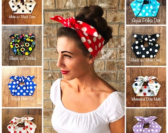 Retro Hair Tie | Etsy