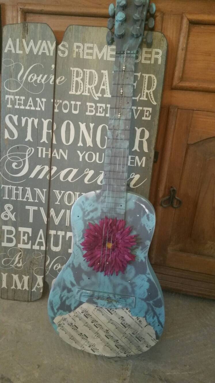 Decoración de lujo de la guitarra. | Etsy