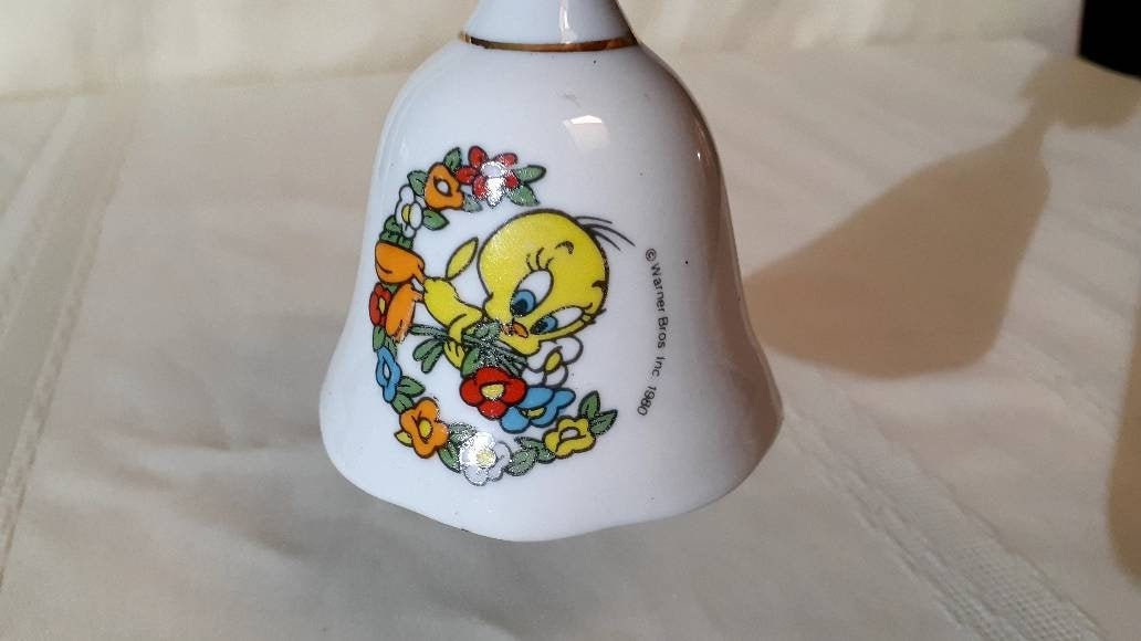 Tweety Bird #3014 Christmas,Brass Porcelain Details about   Bells: Ceramic etc. 