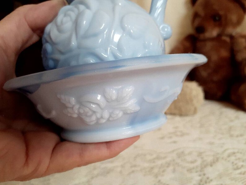 Vintage Avon Victorian Pitcher and Bowl 1978 Etsy