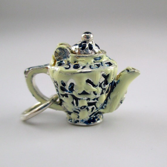 TEAPOT JEWELRY, Teapot Necklace, Teapot Pendant, … - image 3