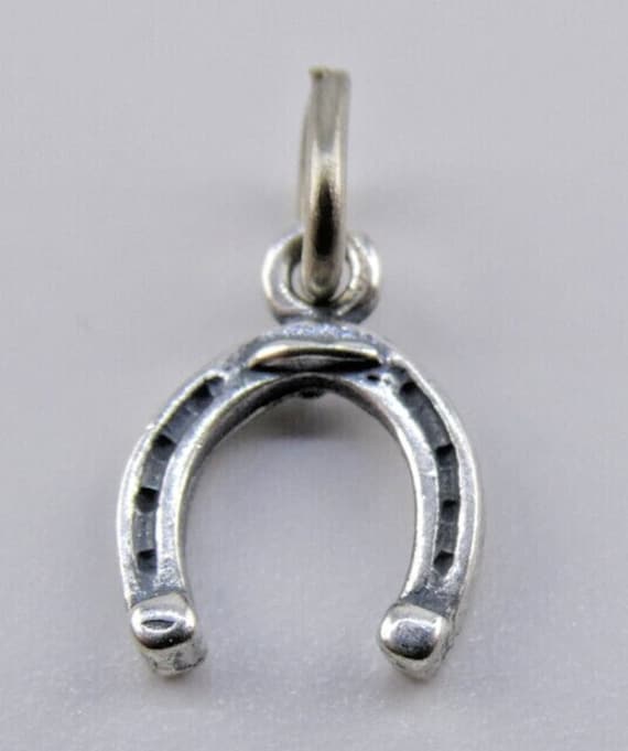 Small Horseshoe Charm Sterling Silver Small Horseshoe Charm Sterling Silver