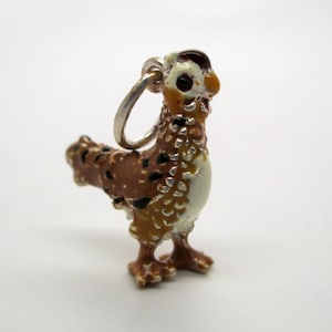 CHICKEN CHARM, Rooster Charm, Chicken Necklace, Chicken Pendant, Sterling Silver, Charms, Silver Rooster, Coq, Rooster Bracelet, France