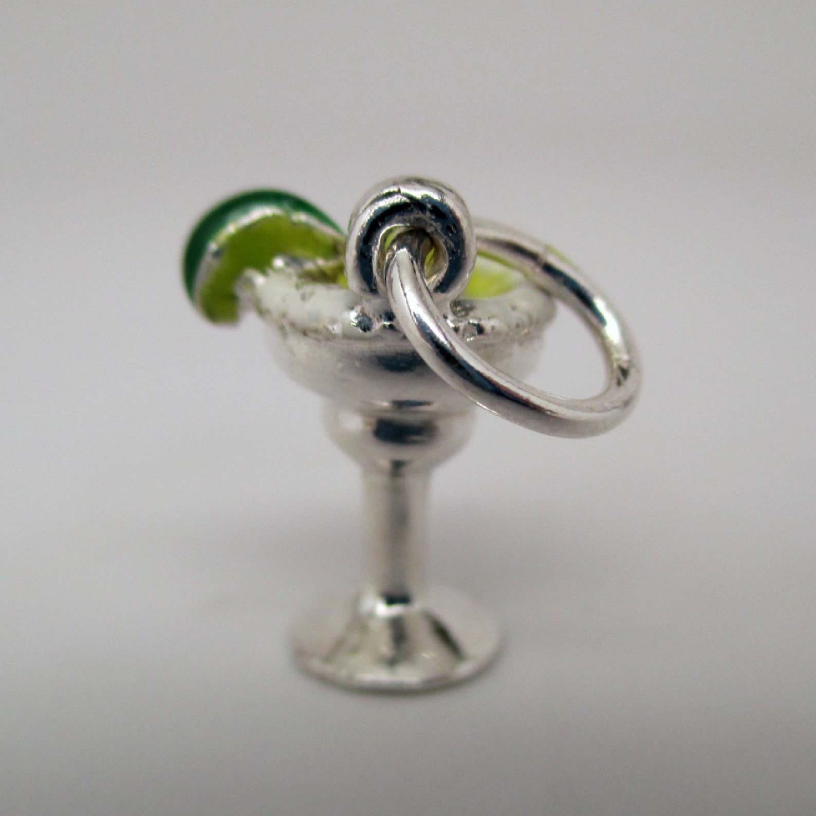 MARGARITA CHARM Alcohol Charm Sterling Silver Charms Etsy