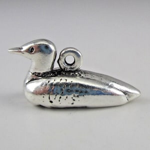 Sterling Silver Duck Charm