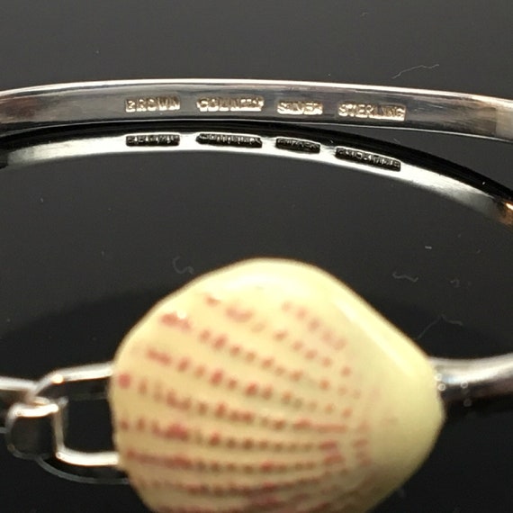 SHELL BANGLE, Shell Bracelet, Scallop Shell, Beac… - image 4