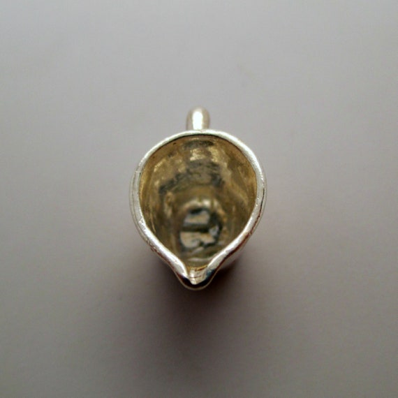 Sterling Silver 3-D Poêle Pan breloque