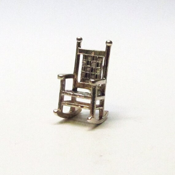 Rocking Chair Rocking Chair Charm Sterling Silver Charms Etsy