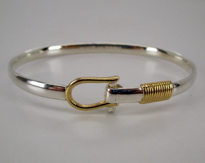 HOOK BRACELET, St Croix Bracelet, Sterling Silver, Caribbean, Beach