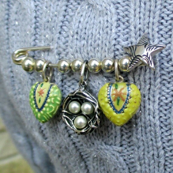 TEAPOT PIN, Tea Lovers Charm, Scarf Pin, Charm Br… - image 5