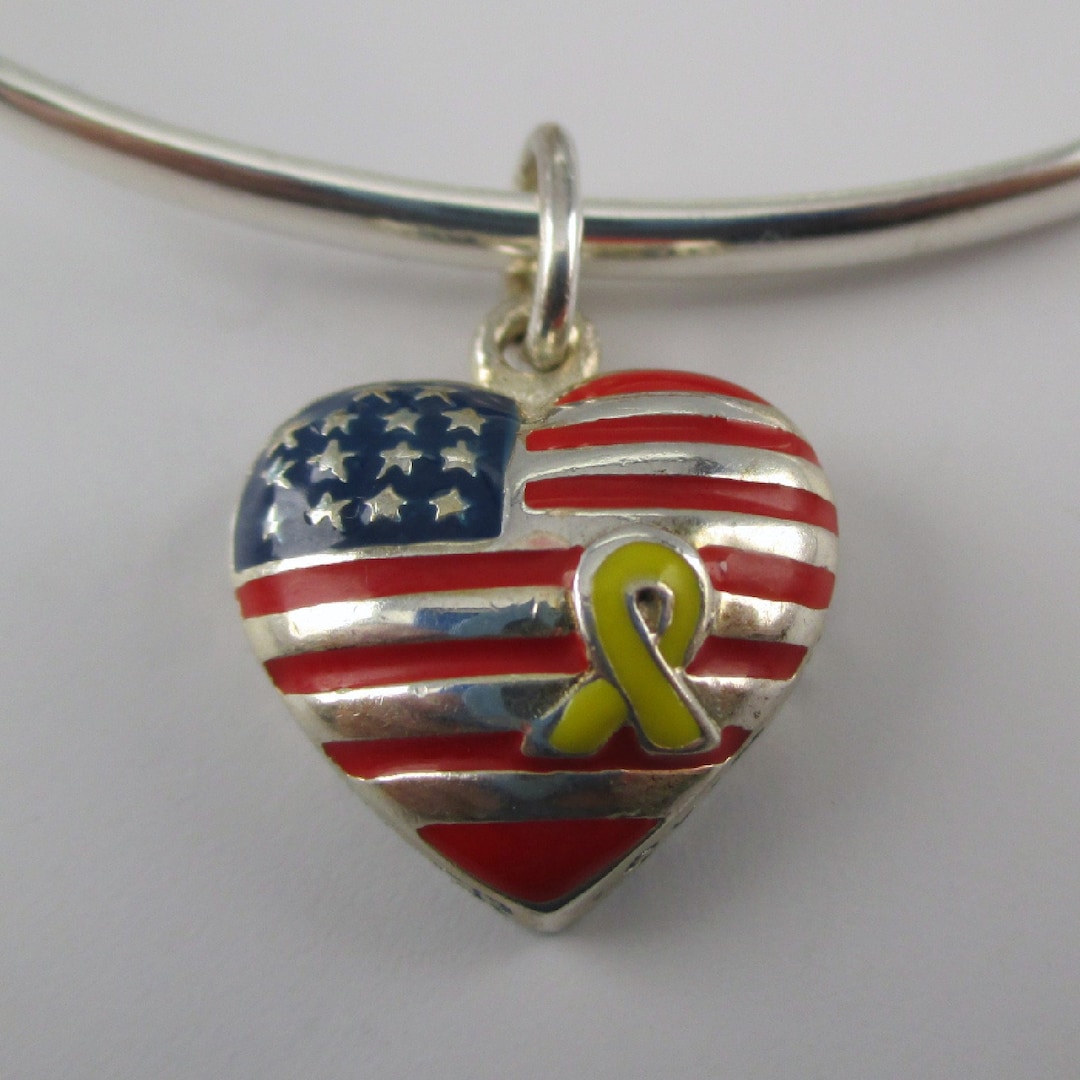 MEMORIAL DAY Jewelry Veterans Day Sterling Silver Charms Etsy