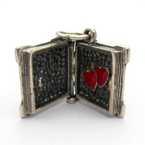 Sterling SIlver Our Love Story Box Charm for Bracelet Girlfriend Wife Gift New image 2