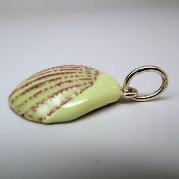 SHELL CHARM, Silver Shell Charm, Sterling Silver,… - image 7